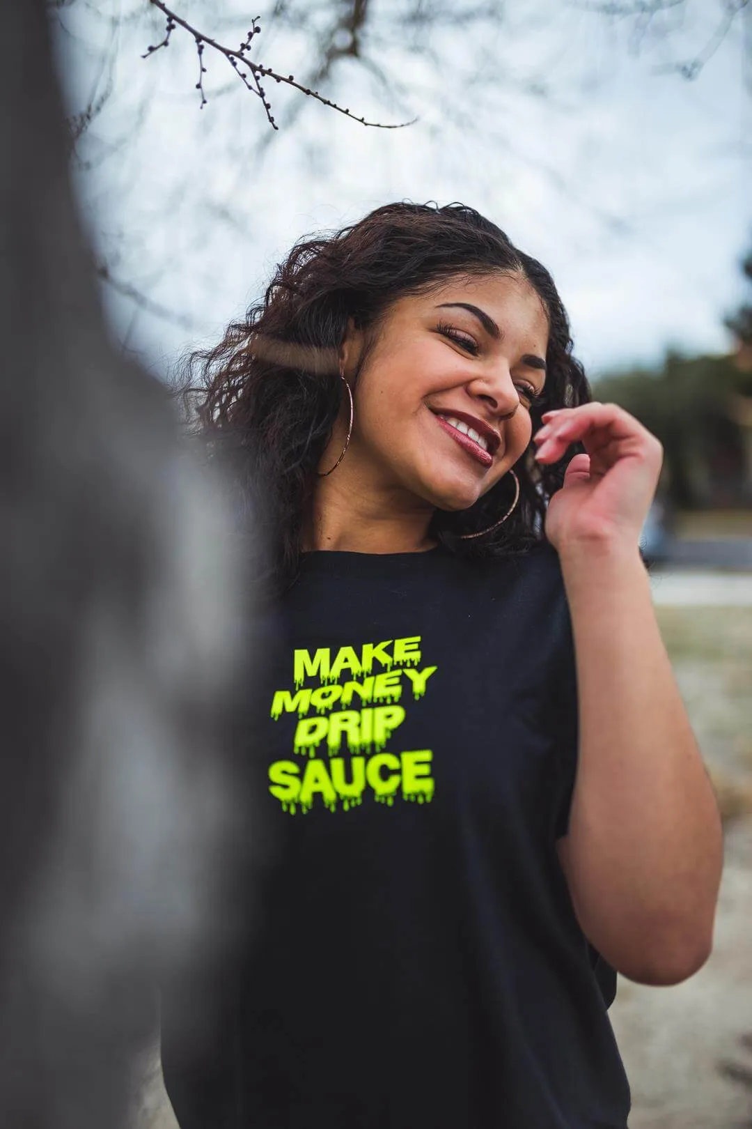 Neon Yellow MMDS | Black Tee