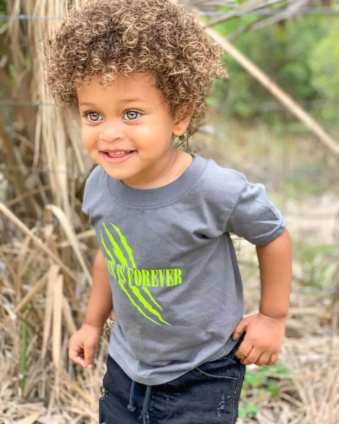 Neon Yellow Sauce Is Forever | Dark Gray Tee (Tiger Claw)