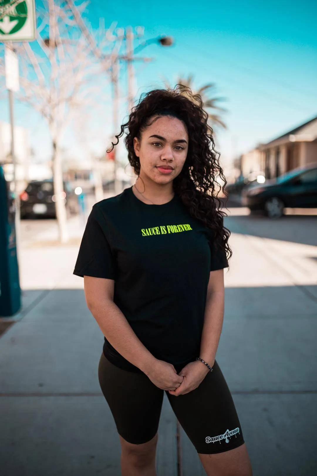 Neon Yellow Sauce Is Forever (S) | Black Tee