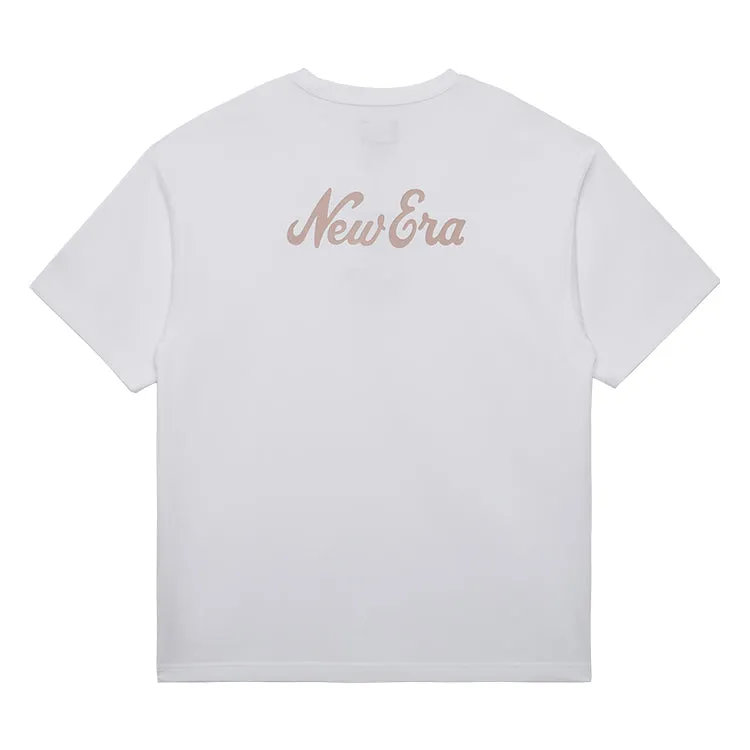 New Era Script Essential White Short Sleeve T-Shirt