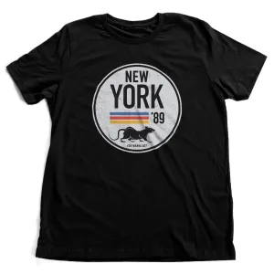 New York and its Unofficial Spirit Animal, The Rat — a Sarcastic Unisex Short-Sleeve T-Shirt