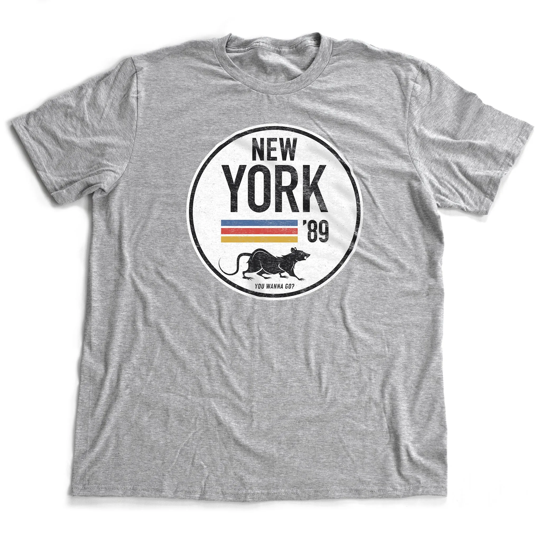 New York and its Unofficial Spirit Animal, The Rat — a Sarcastic Unisex Short-Sleeve T-Shirt