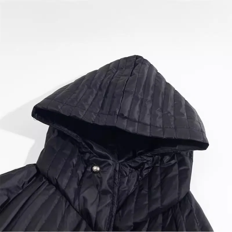 Niche Metal LOGO Hoodie Warm Dark Jacket INS Men's And Women's Coats
