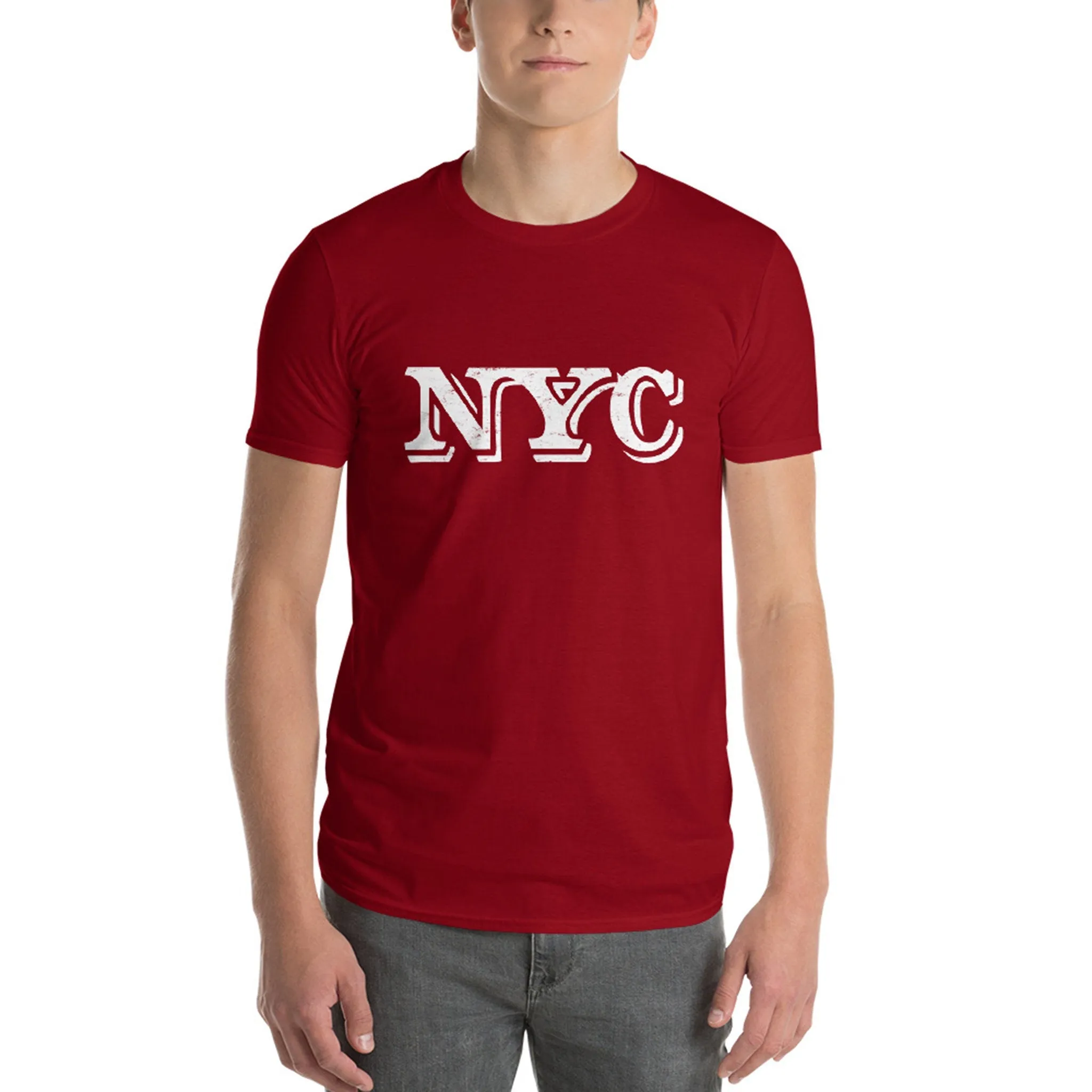 NYC Shadowfont — Retro Premium Unisex T-Shirt