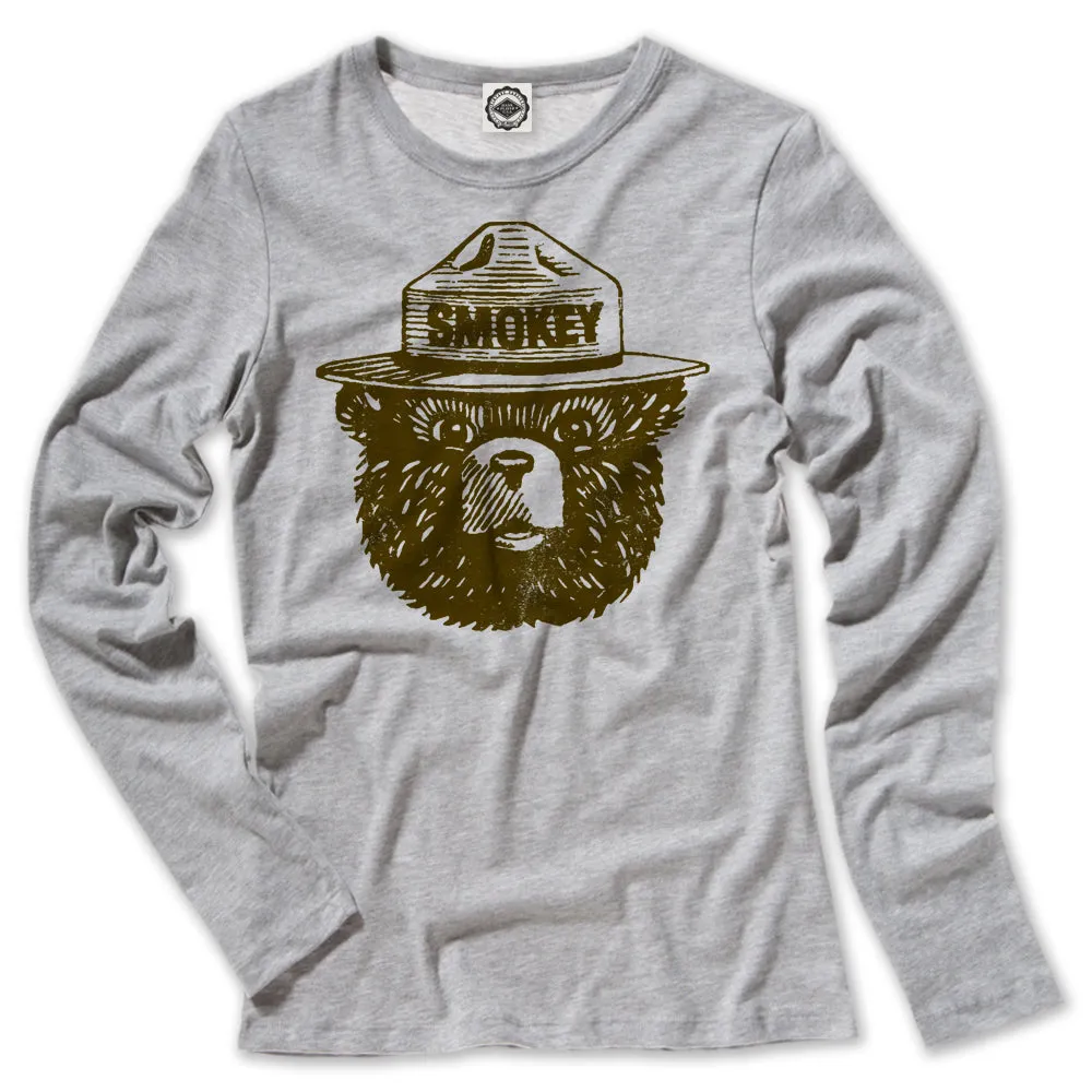 Official Smokey Bear Women's Long Sleeve Tee