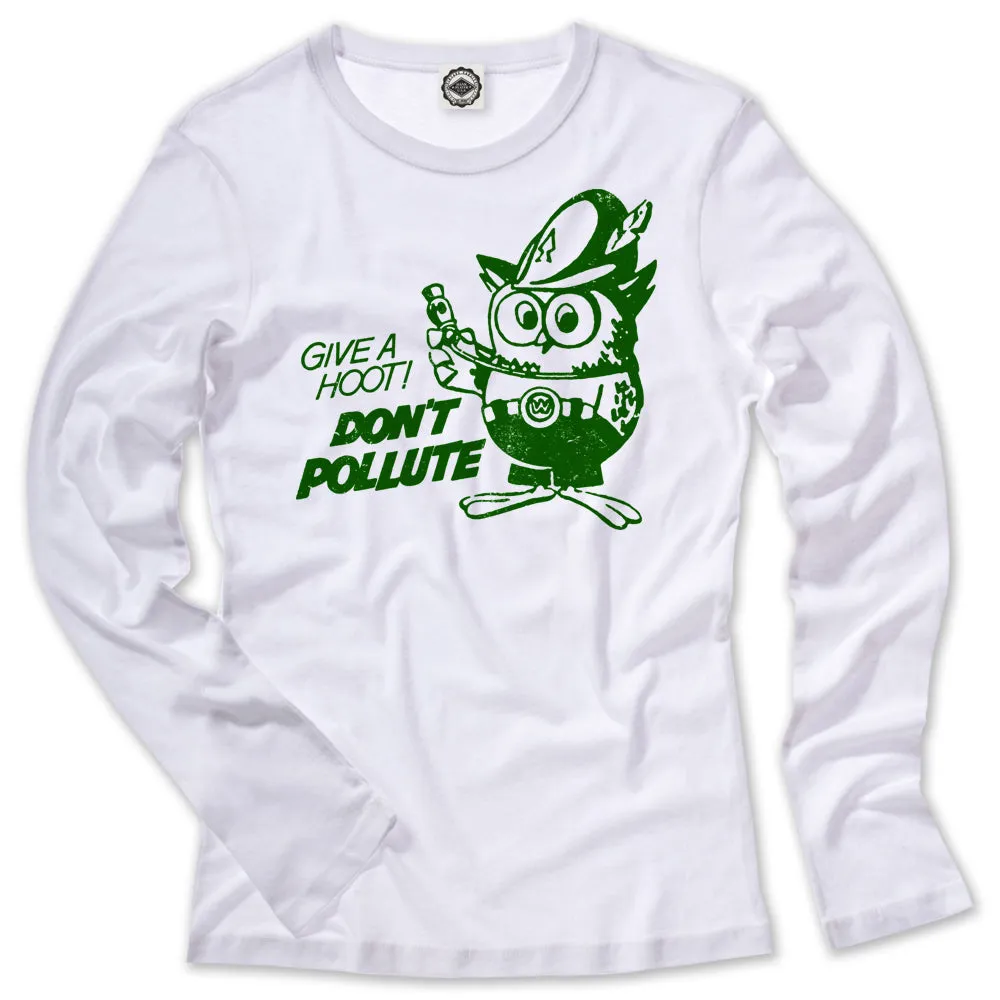 Official Woodsy Owl Kid's Long Sleeve Tee