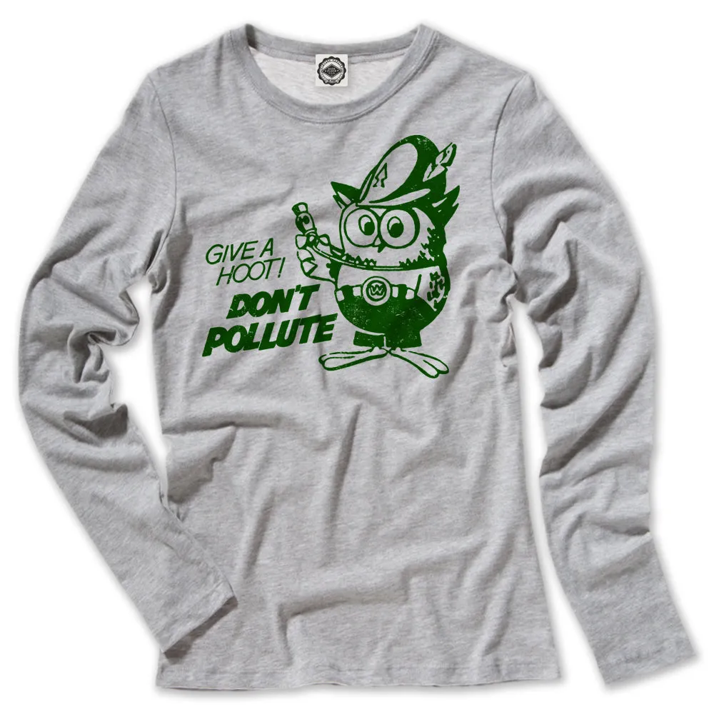 Official Woodsy Owl Kid's Long Sleeve Tee
