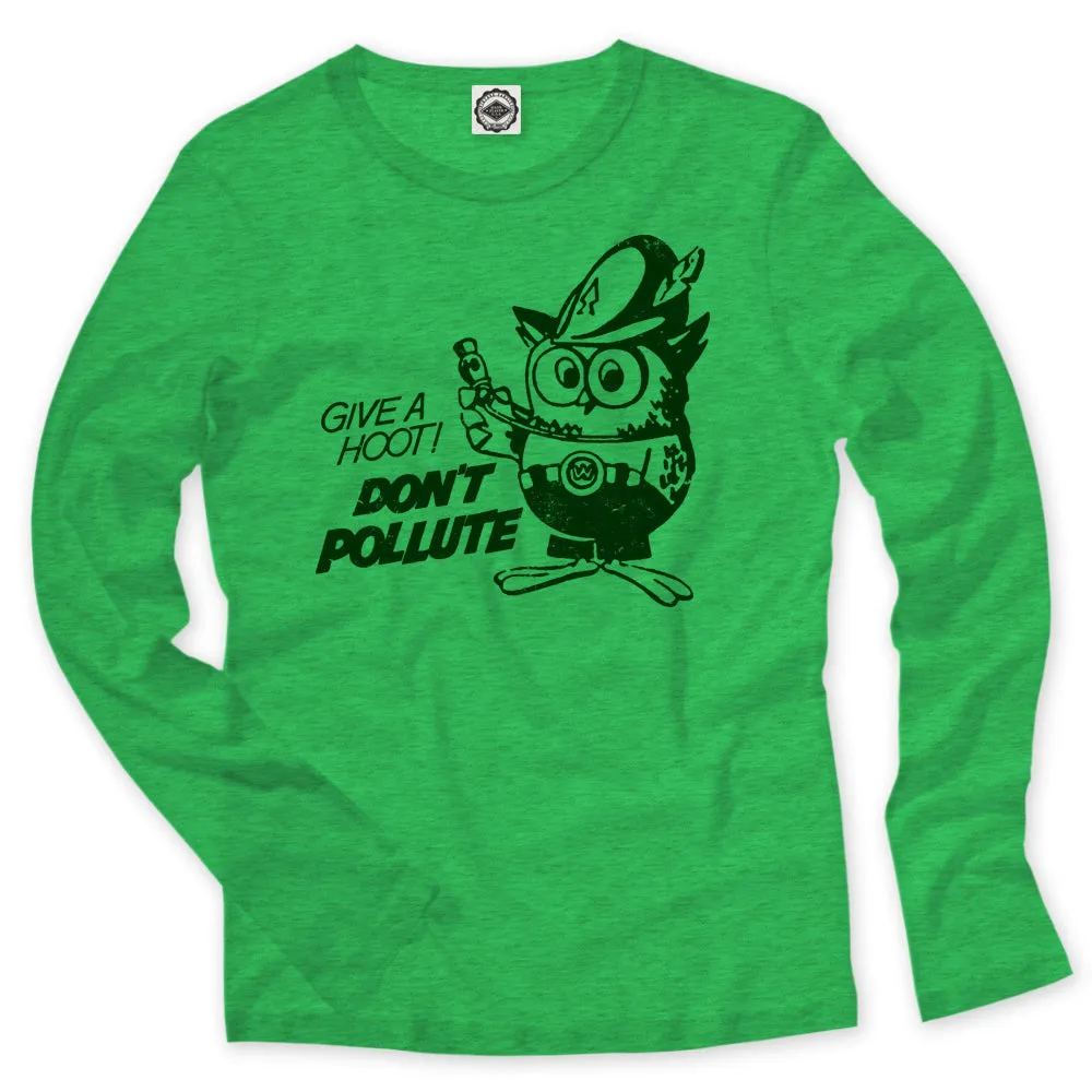 Official Woodsy Owl Kid's Long Sleeve Tee