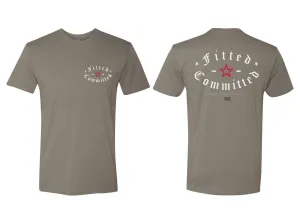 Old English FAC Men's Tee (Warm Gray)