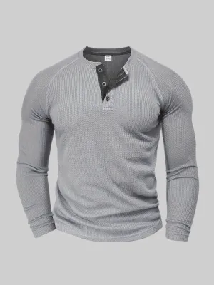 Oliver | Casual Ribbed Long Sleeve