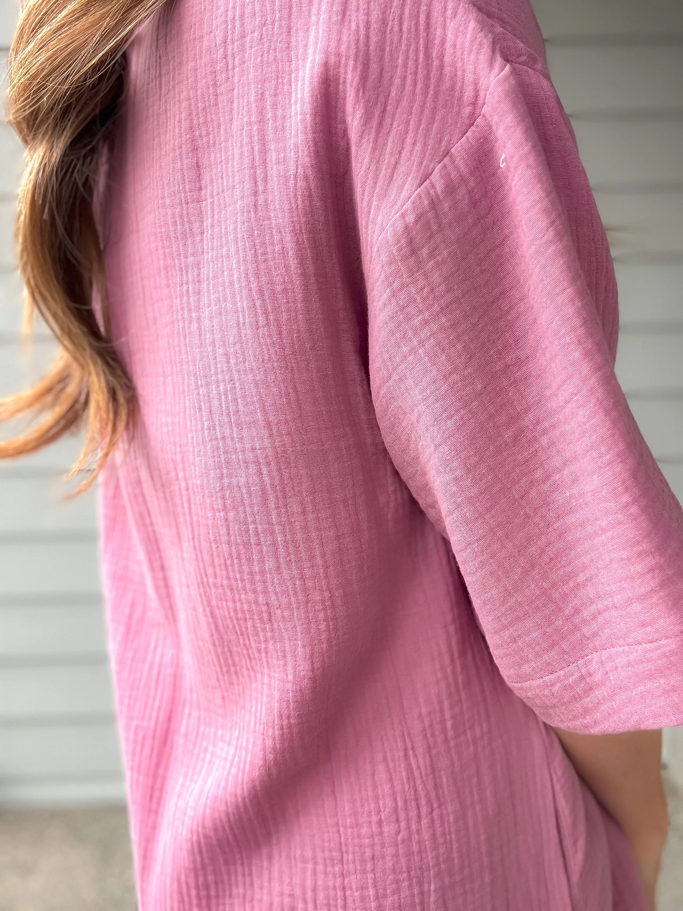 Orchid Shirt Dress