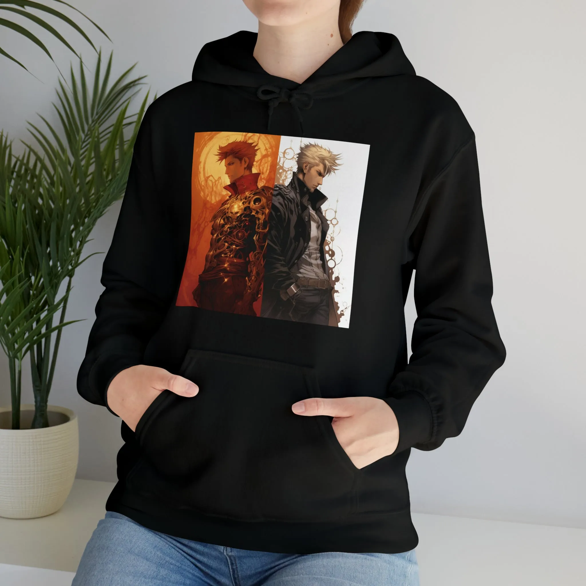 Orphen vs Trigun Inspired Graphic - Unisex Heavy Blend™ Hooded Sweatshirt