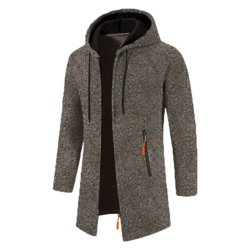 Oversized Hooded Sweatshirt Jacket for Men
