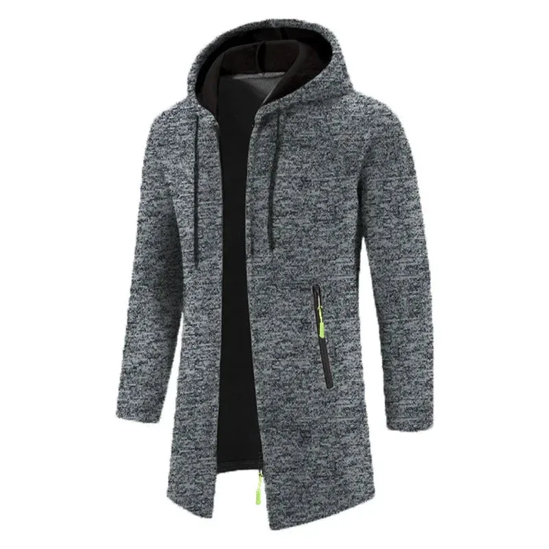 Oversized Hooded Sweatshirt Jacket for Men