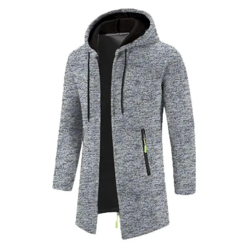 Oversized Hooded Sweatshirt Jacket for Men