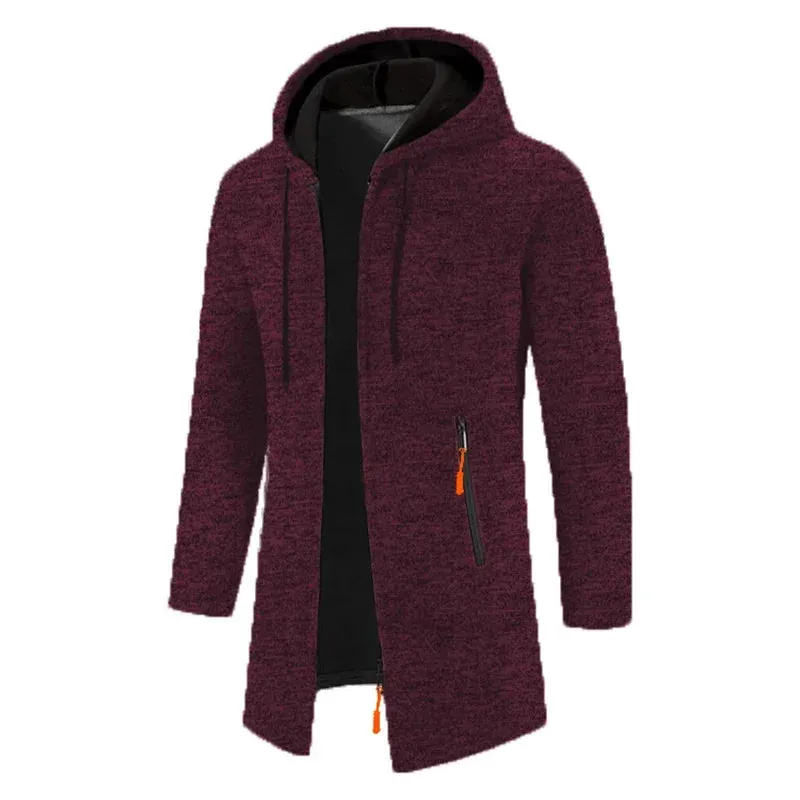 Oversized Hooded Sweatshirt Jacket for Men