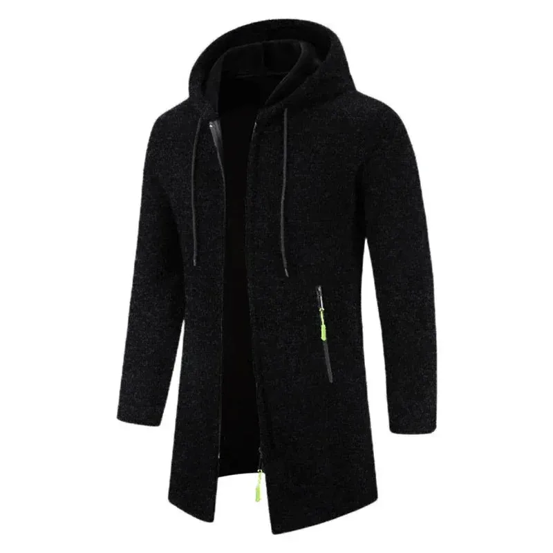 Oversized Hooded Sweatshirt Jacket for Men