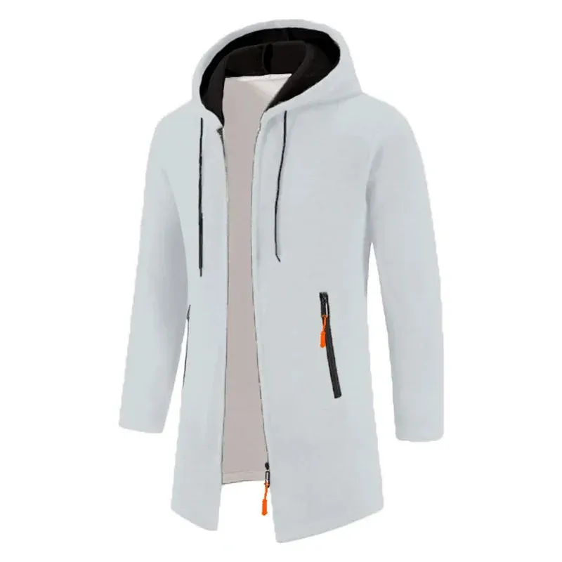 Oversized Hooded Sweatshirt Jacket for Men