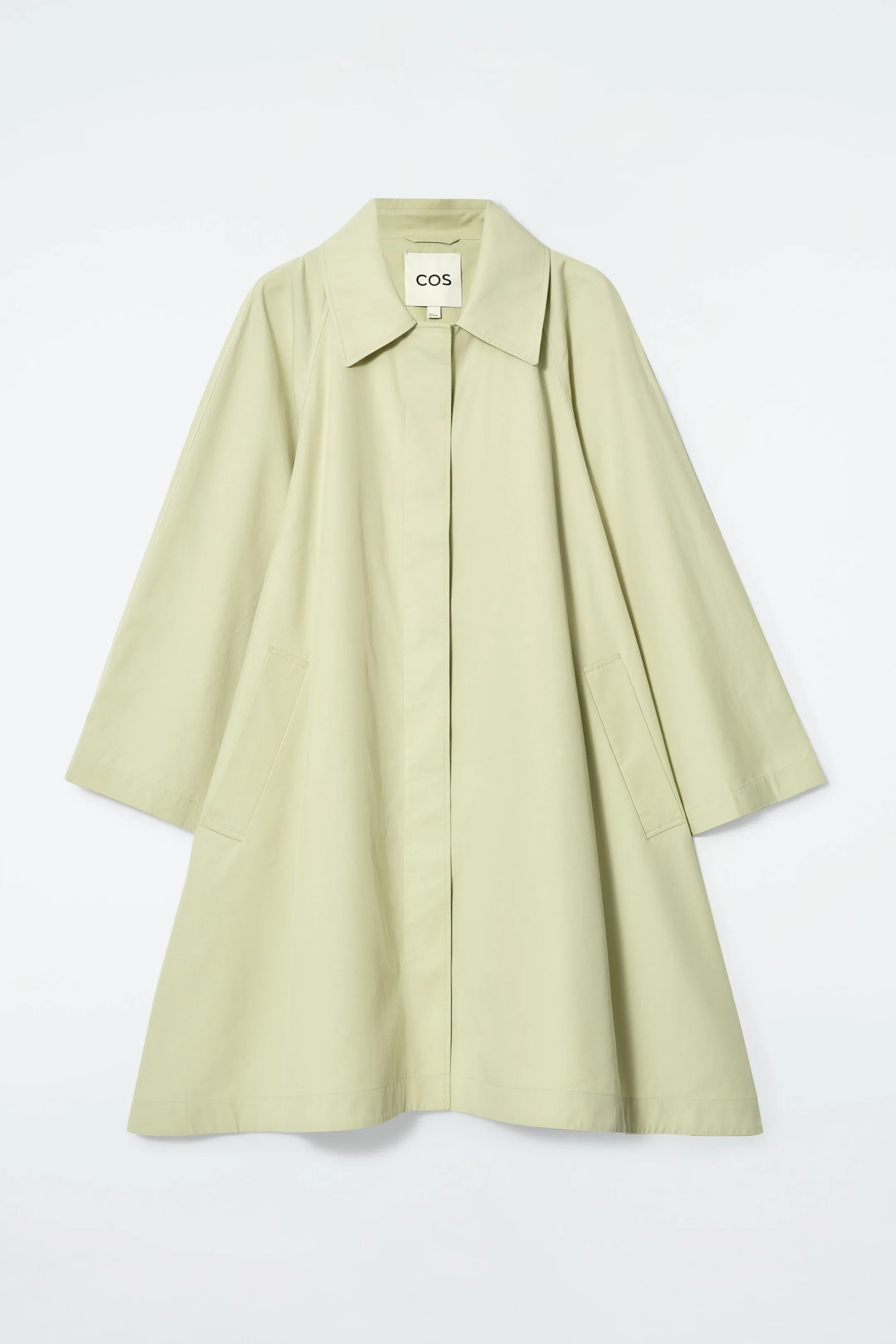 Oversized voluminous car coat
