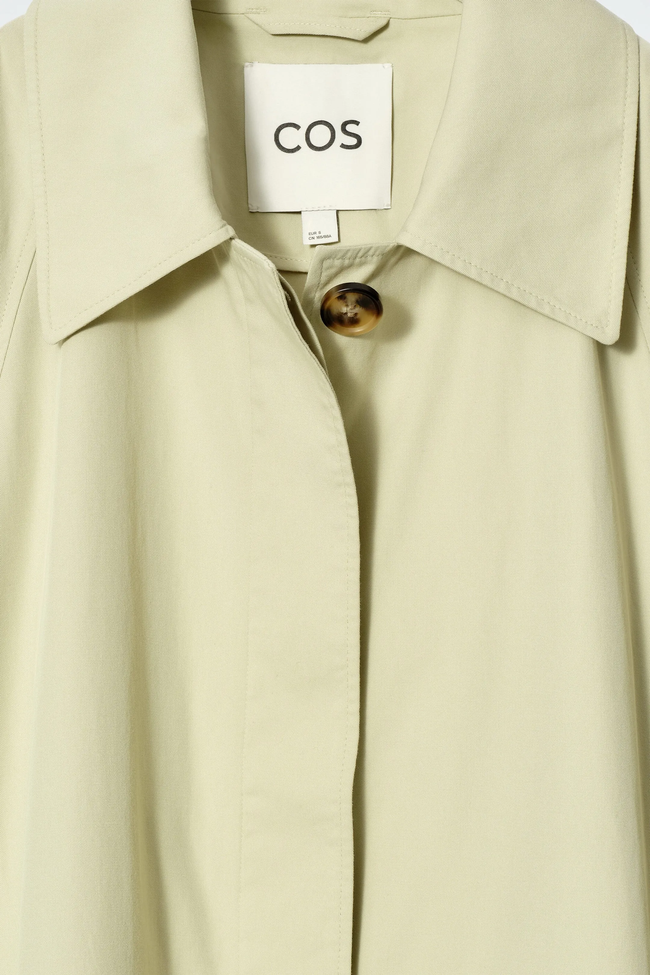 Oversized voluminous car coat