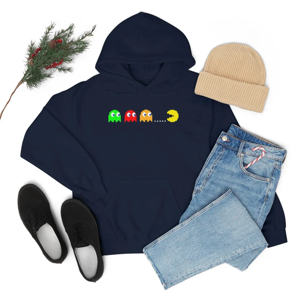 Pacman Hooded Hooded Sweatshirt