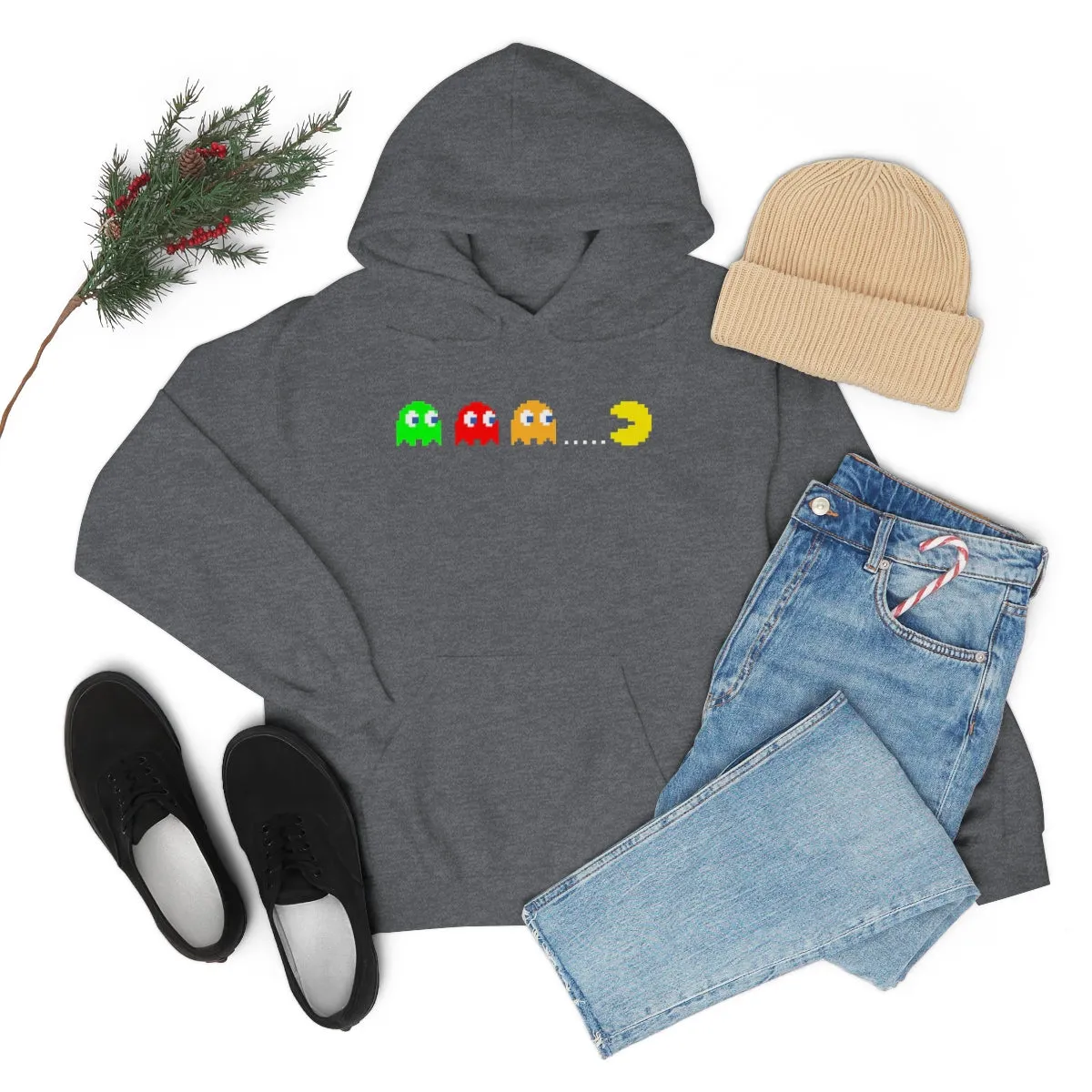 Pacman Hooded Hooded Sweatshirt
