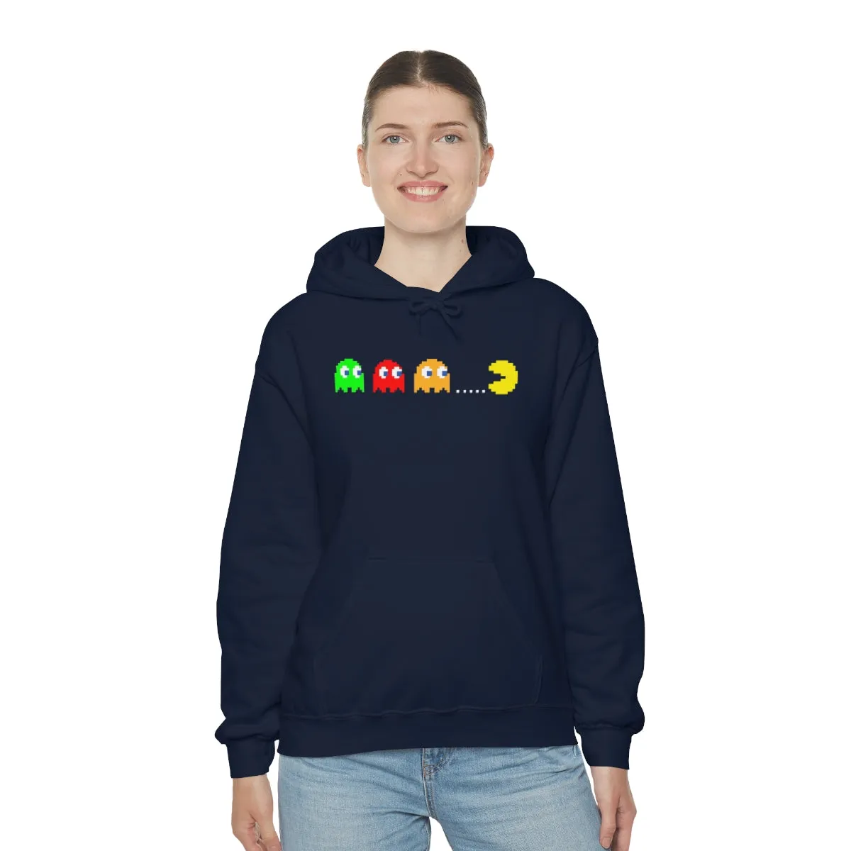 Pacman Hooded Hooded Sweatshirt
