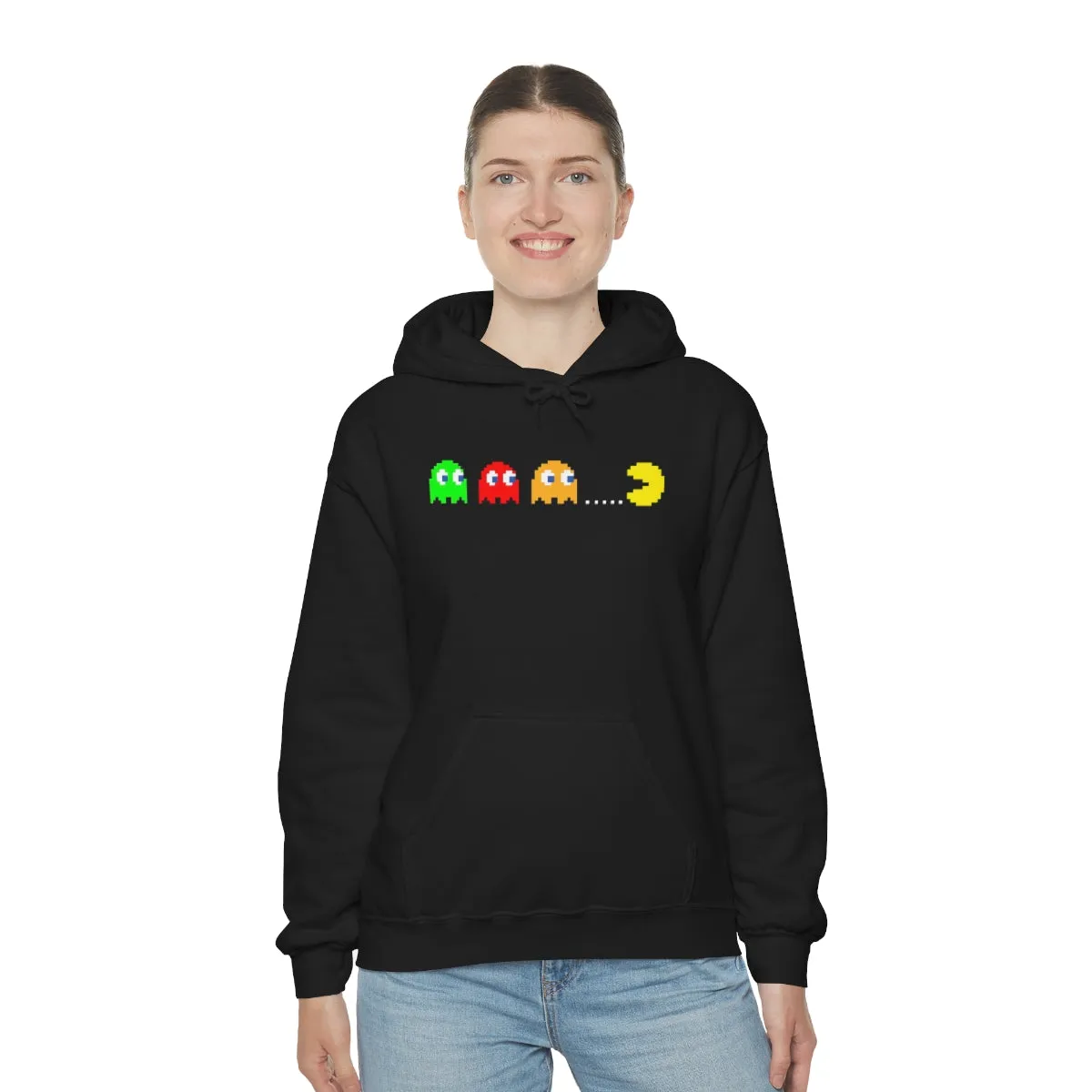 Pacman Hooded Hooded Sweatshirt