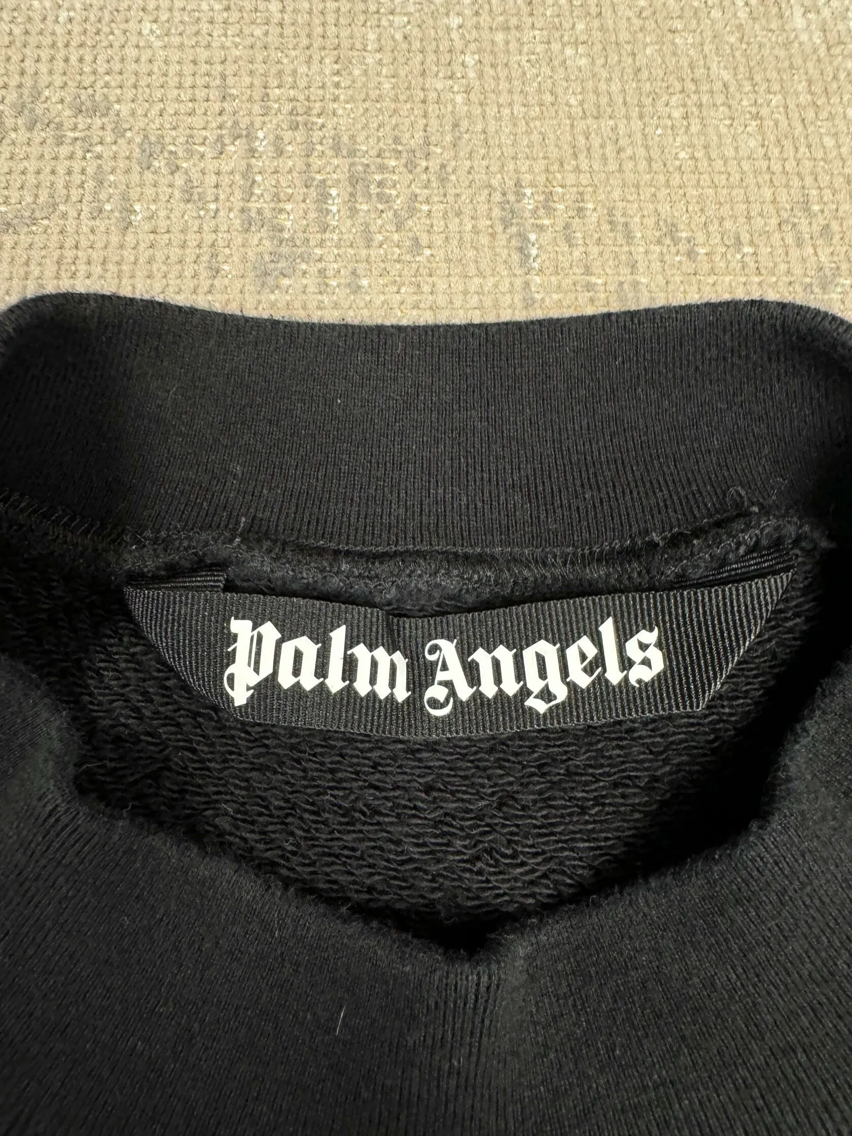 Palm Angels Embroidered Palm Sweatshirt - Black