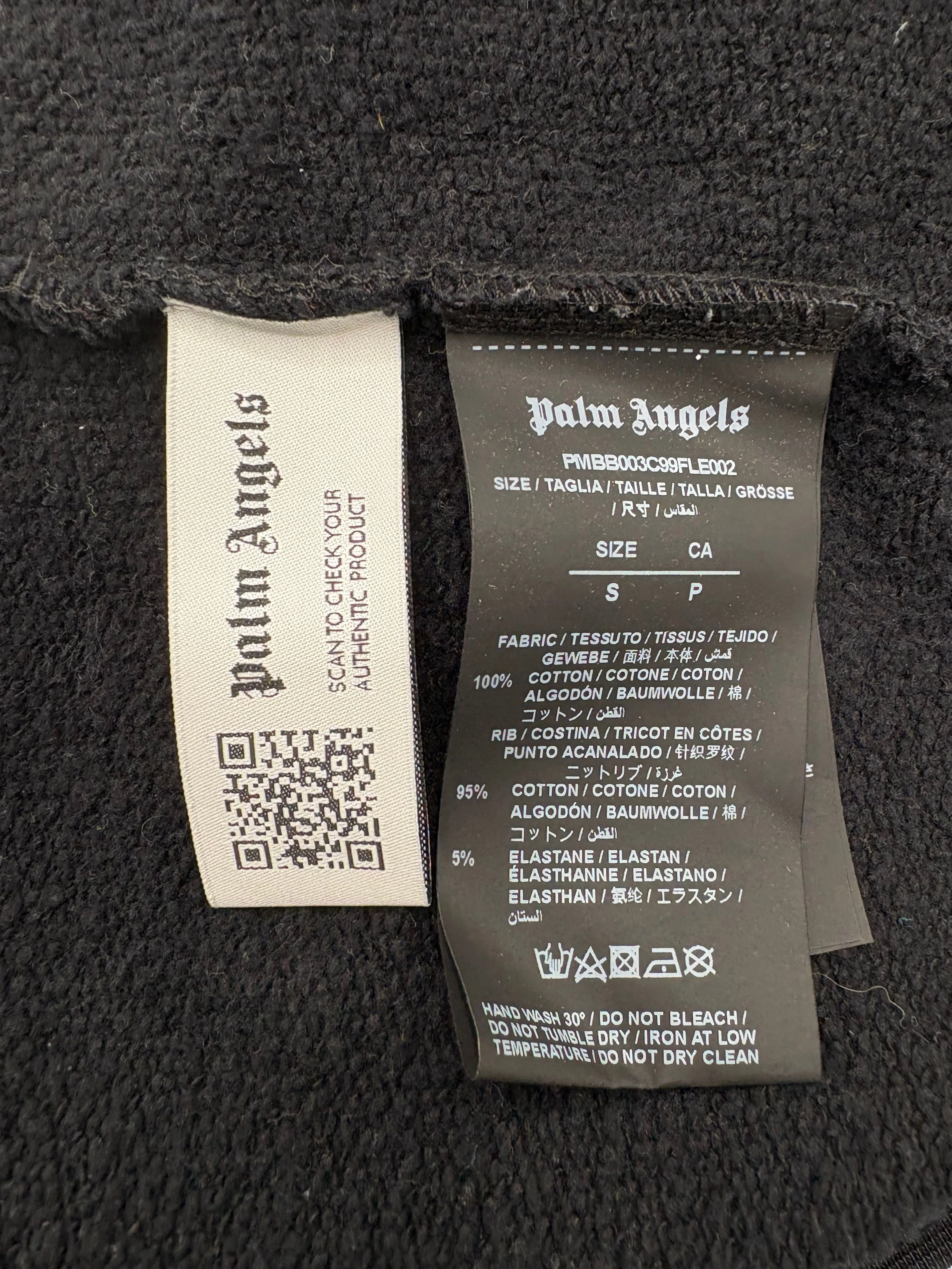 Palm Angels Spray London Hoodie - Black
