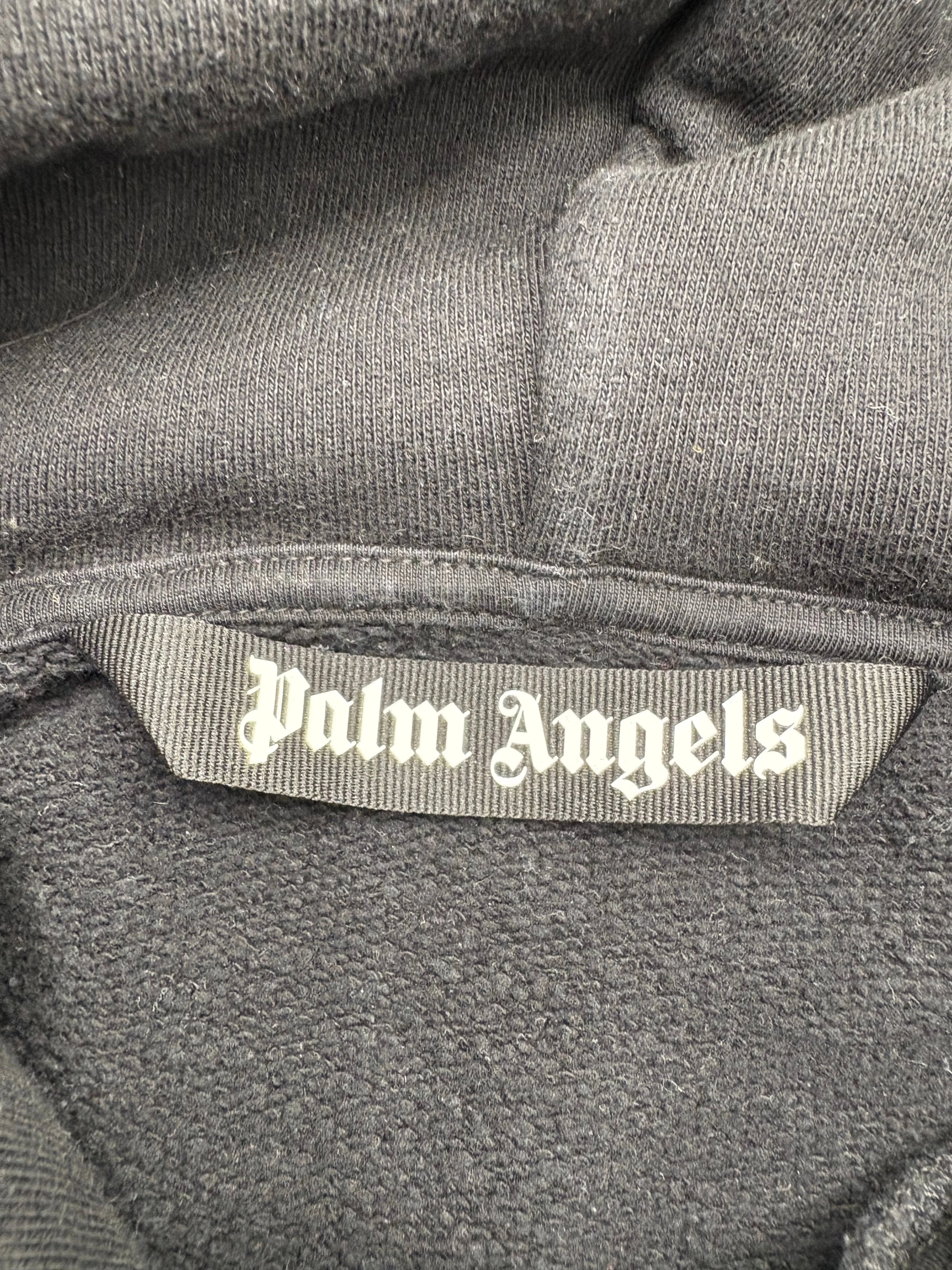 Palm Angels Spray London Hoodie - Black