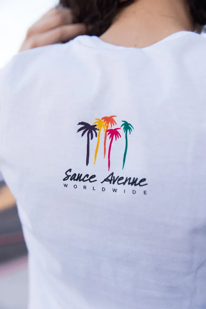 Palm Trees SA Worldwide | White Tee