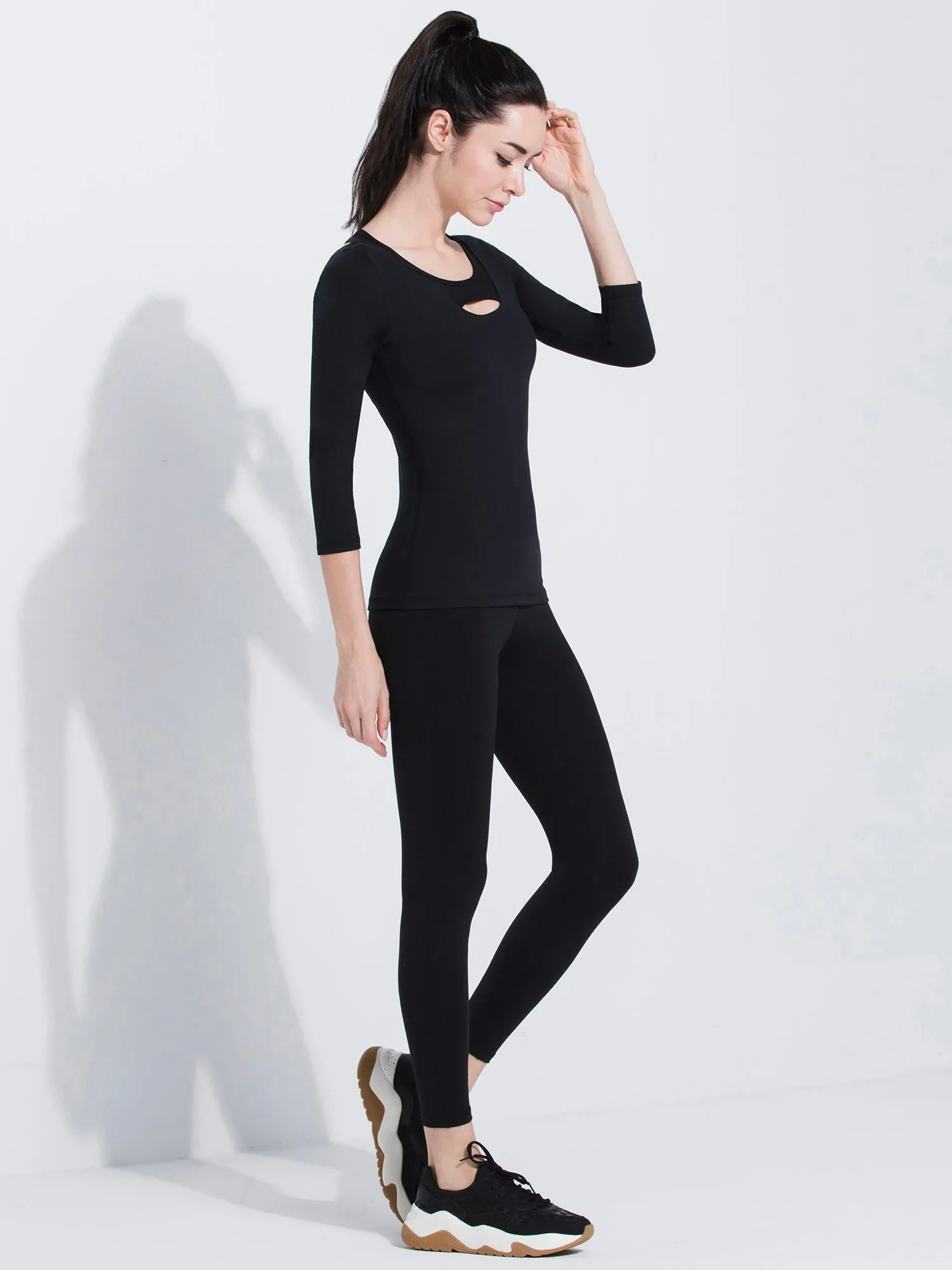 PARALLEL 3/4 SLEEVE TEE
