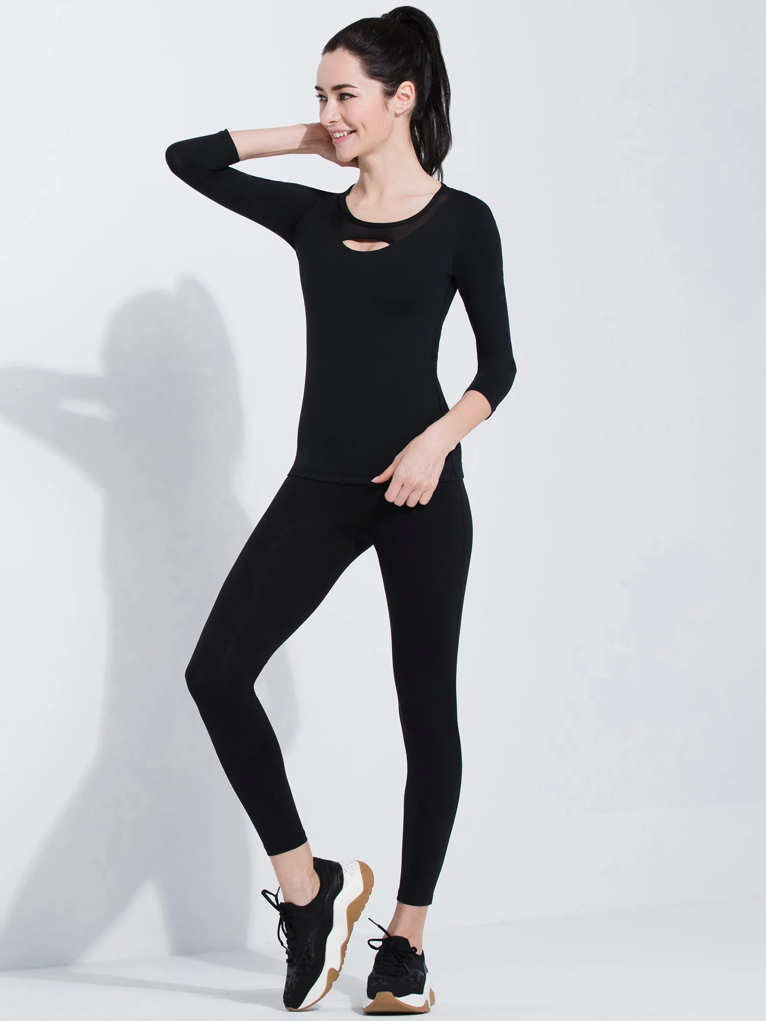 PARALLEL 3/4 SLEEVE TEE