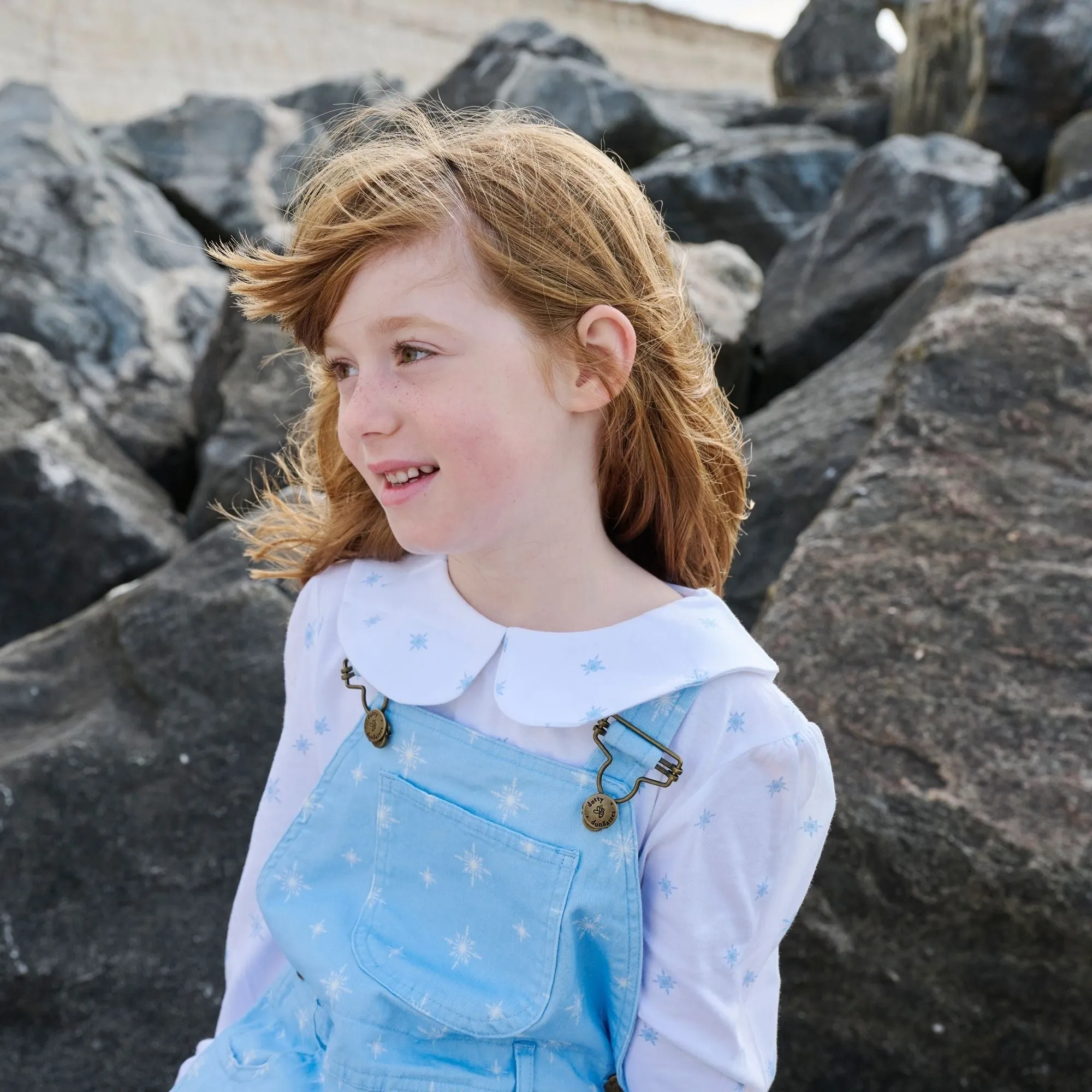 Peter Pan Collar - Snowflake