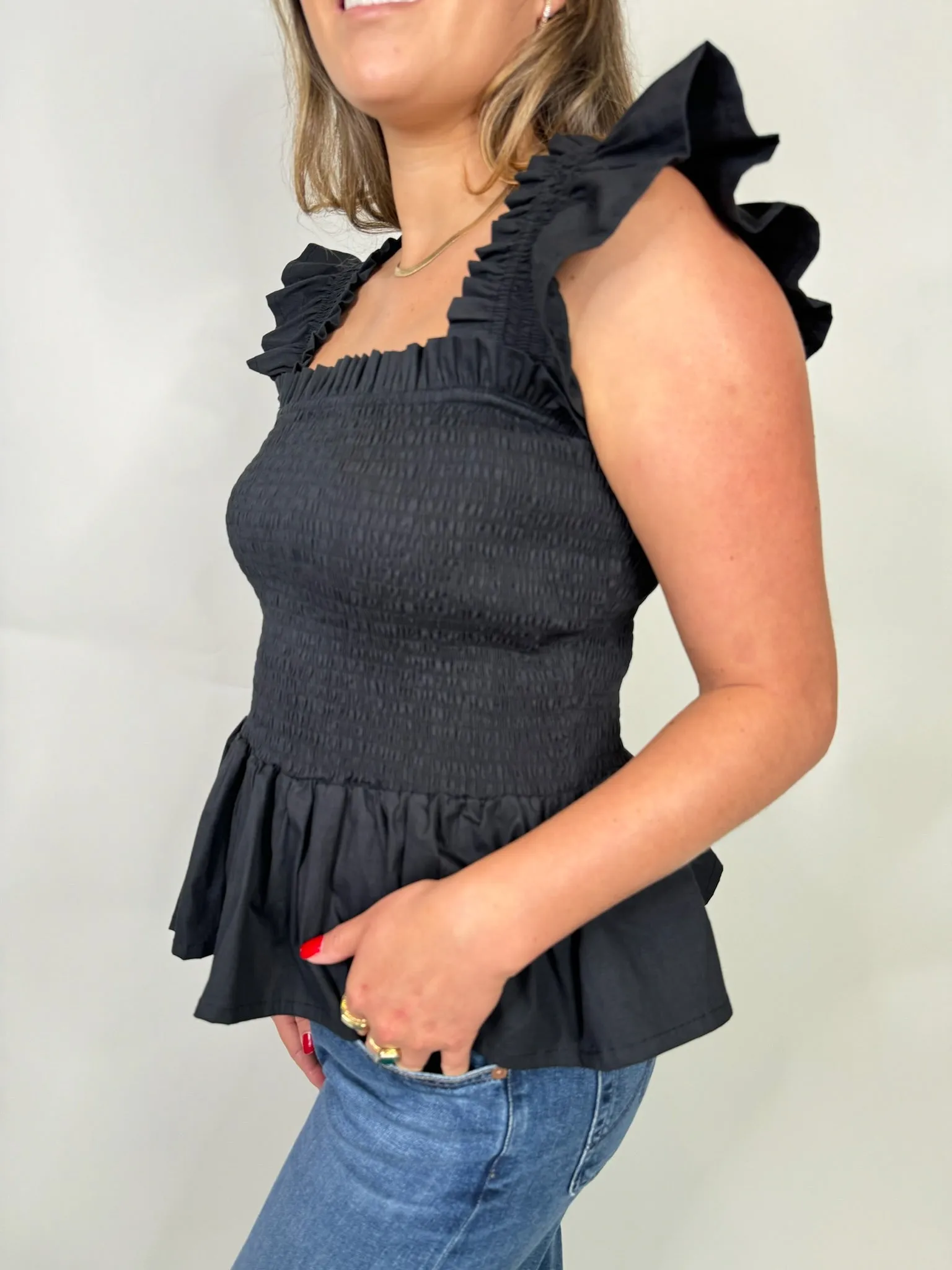 Phie Poplin Riza Top
