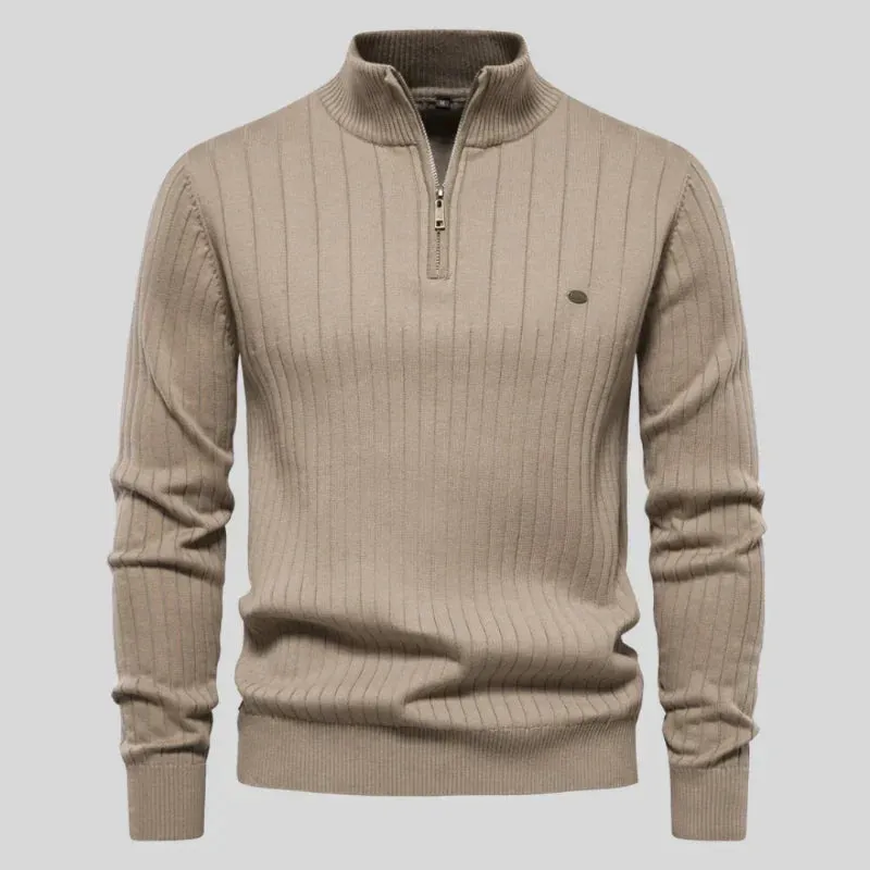 Philipp – classic half-zip sweater