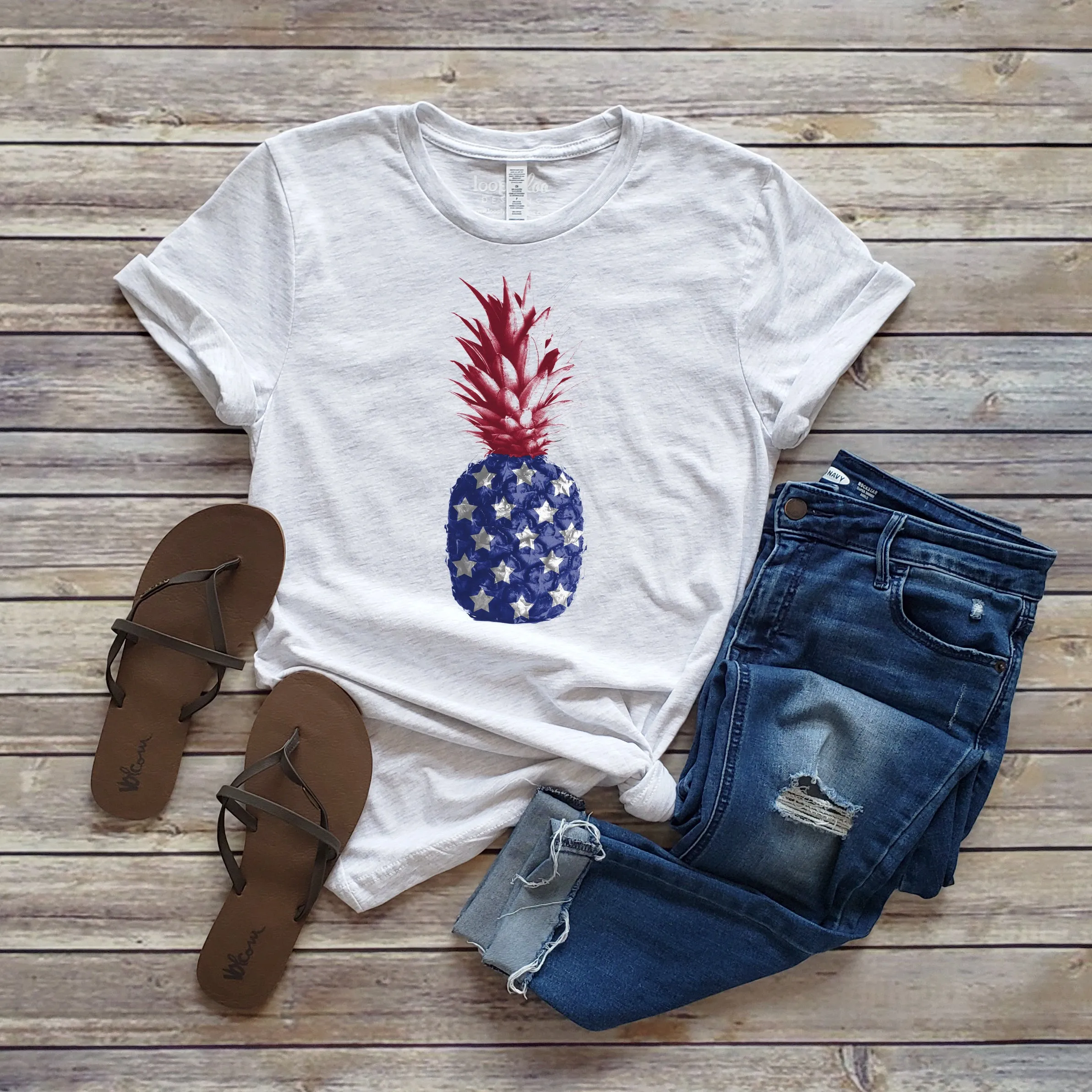 PINEAPPLE FLAG TEE