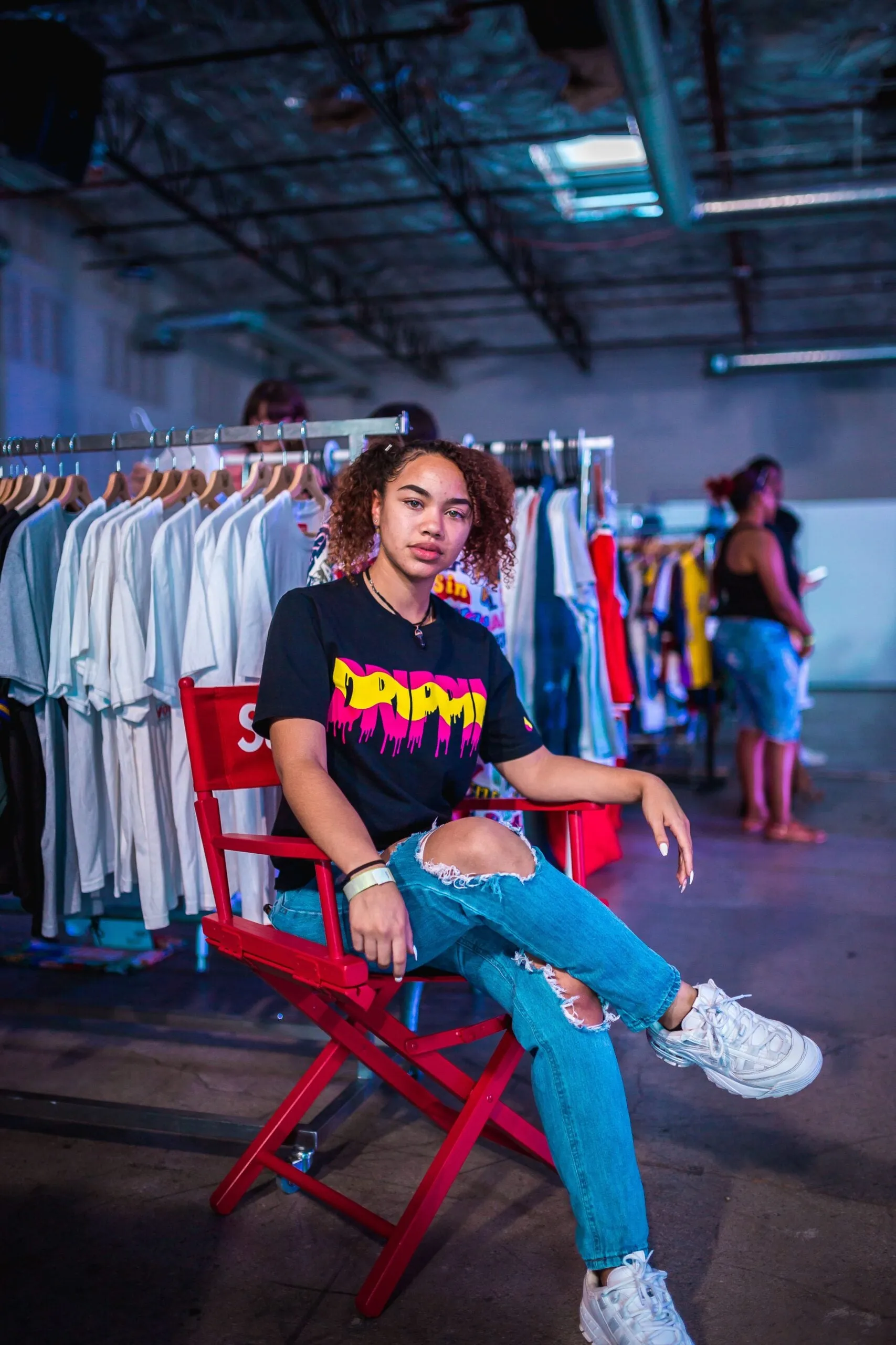Pink Lemonade Drippin | Black Tee