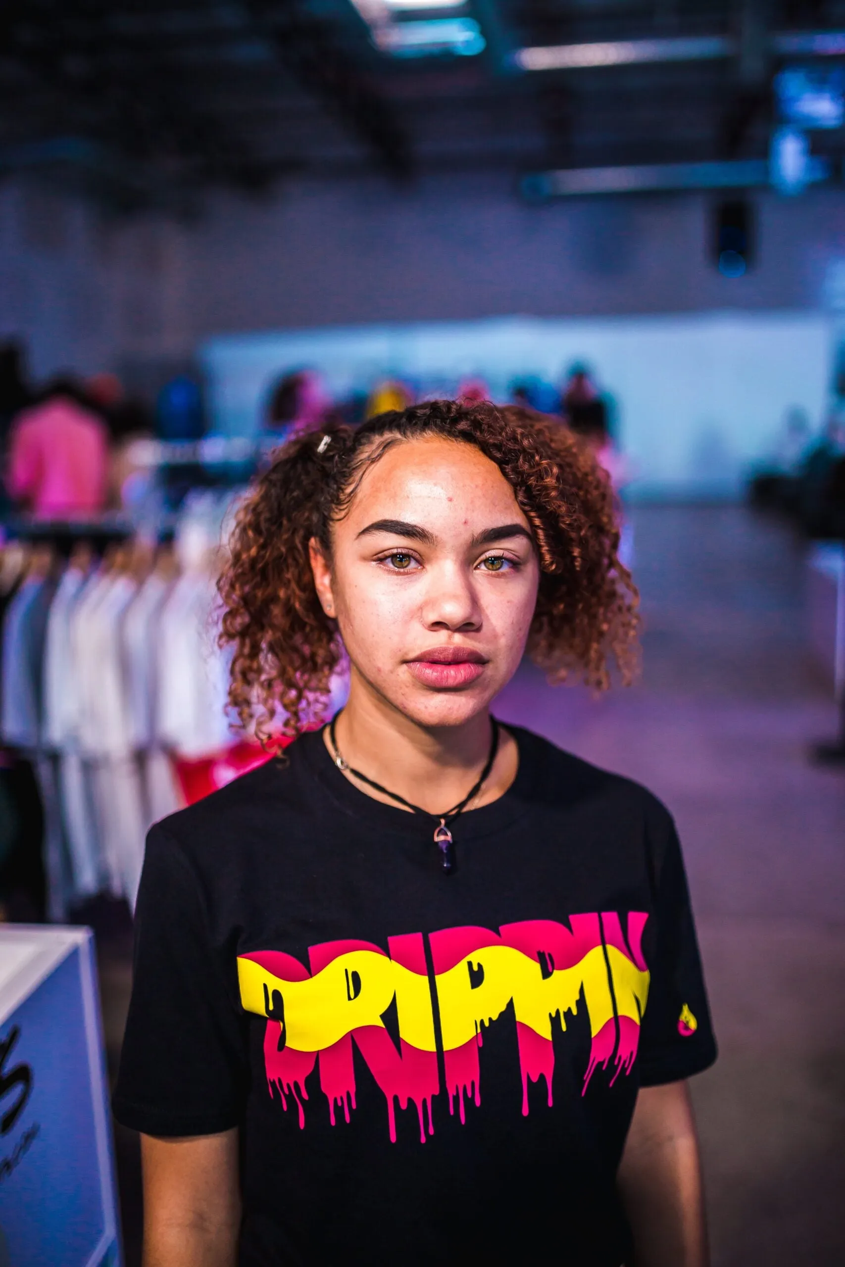 Pink Lemonade Drippin | Black Tee