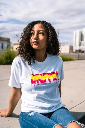 Pink Lemonade Drippin (V3) | White Tee