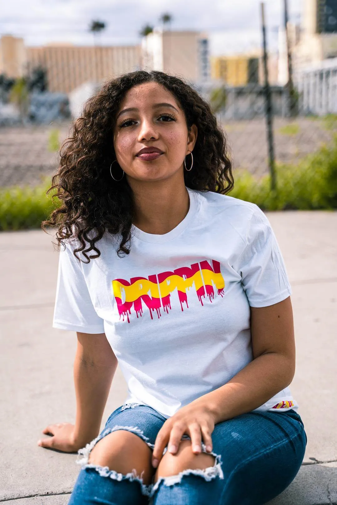 Pink Lemonade Drippin (V3) | White Tee