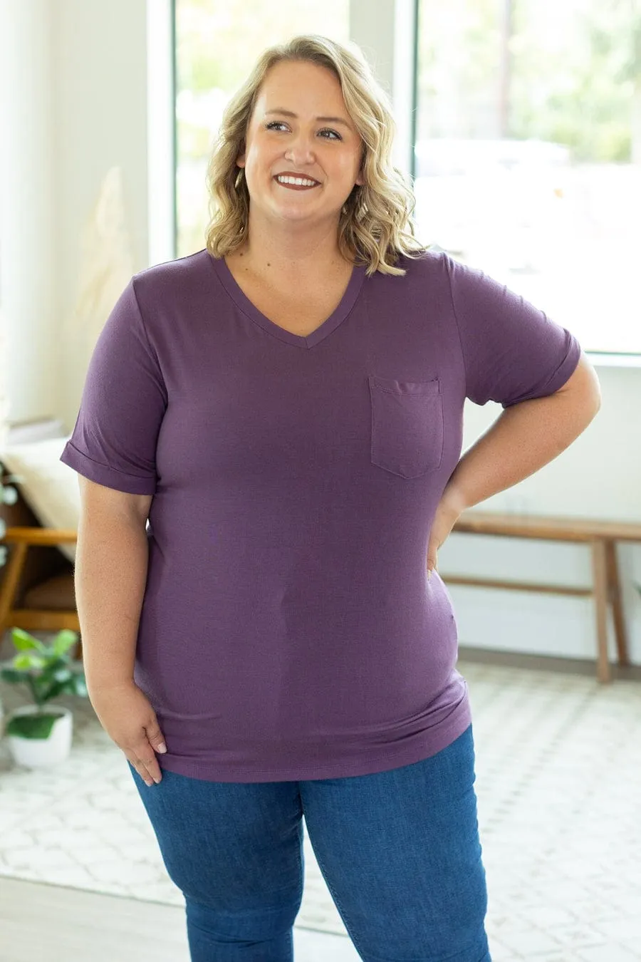 Pocketful of Perfect- Solid Tees (lots of colors!)