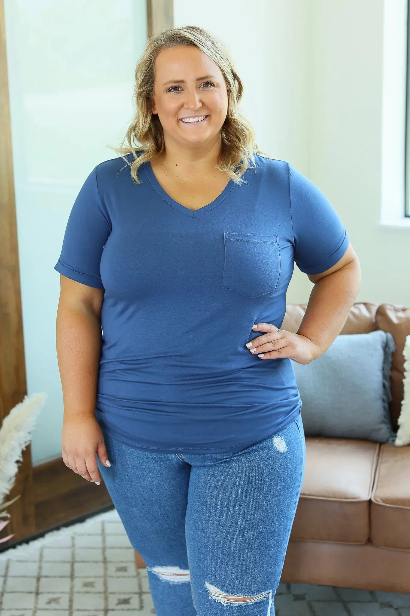 Pocketful of Perfect- Solid Tees (lots of colors!)