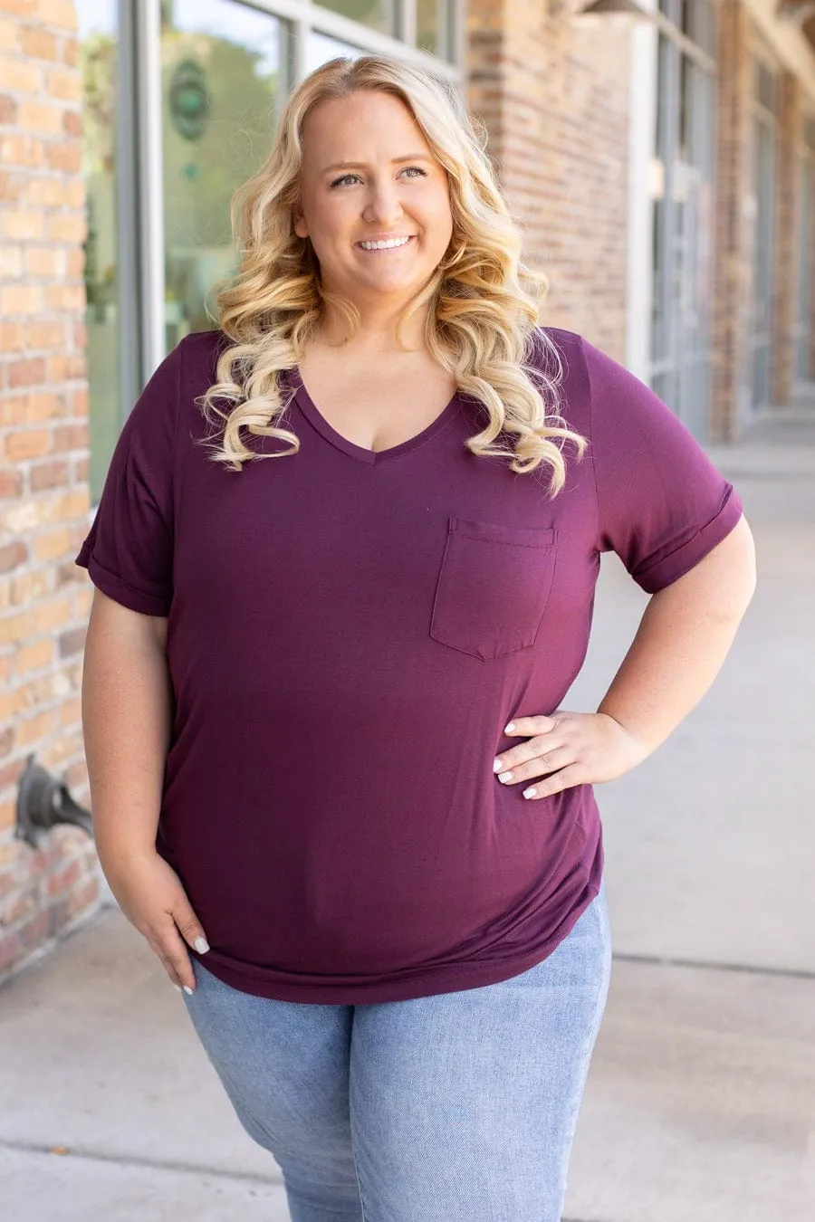 Pocketful of Perfect- Solid Tees (lots of colors!)