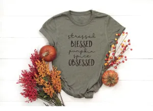 PUMPKIN SPICE OBSESSED T-SHIRT