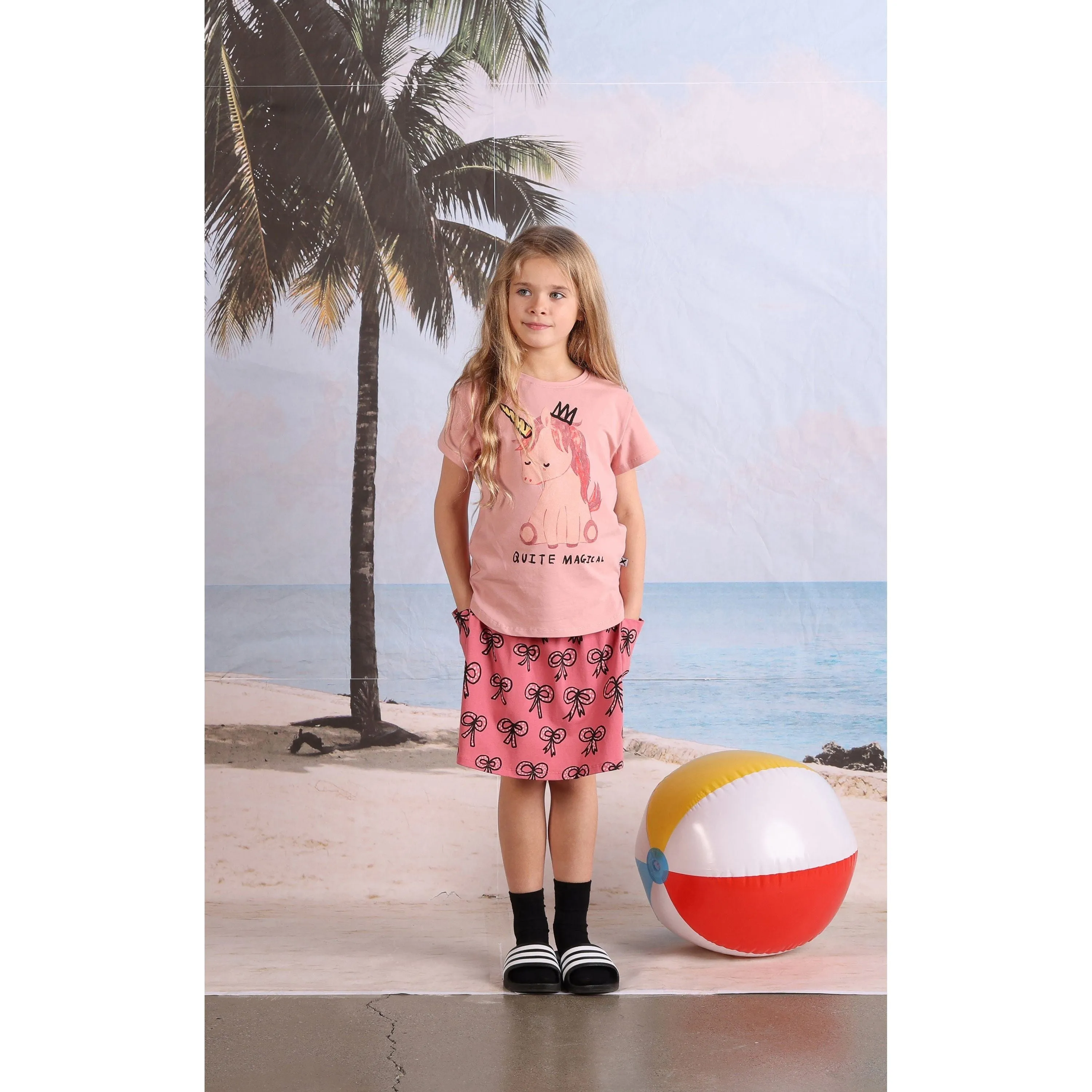 Quite Magical Tee- Peach