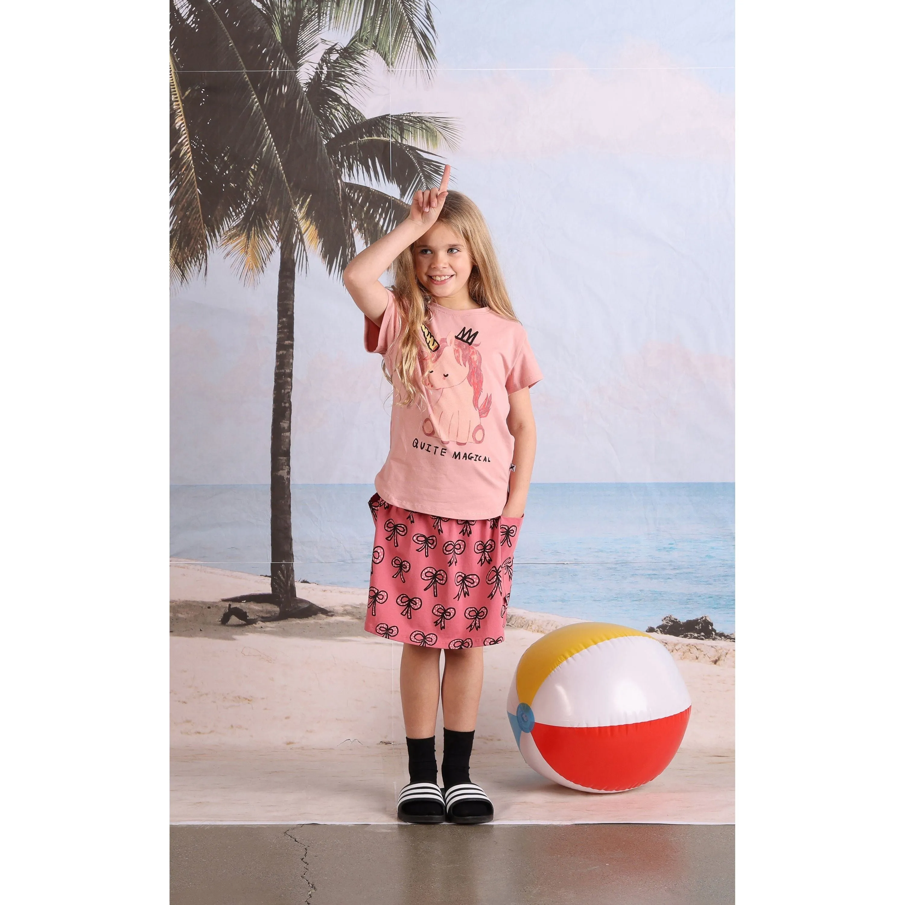 Quite Magical Tee- Peach