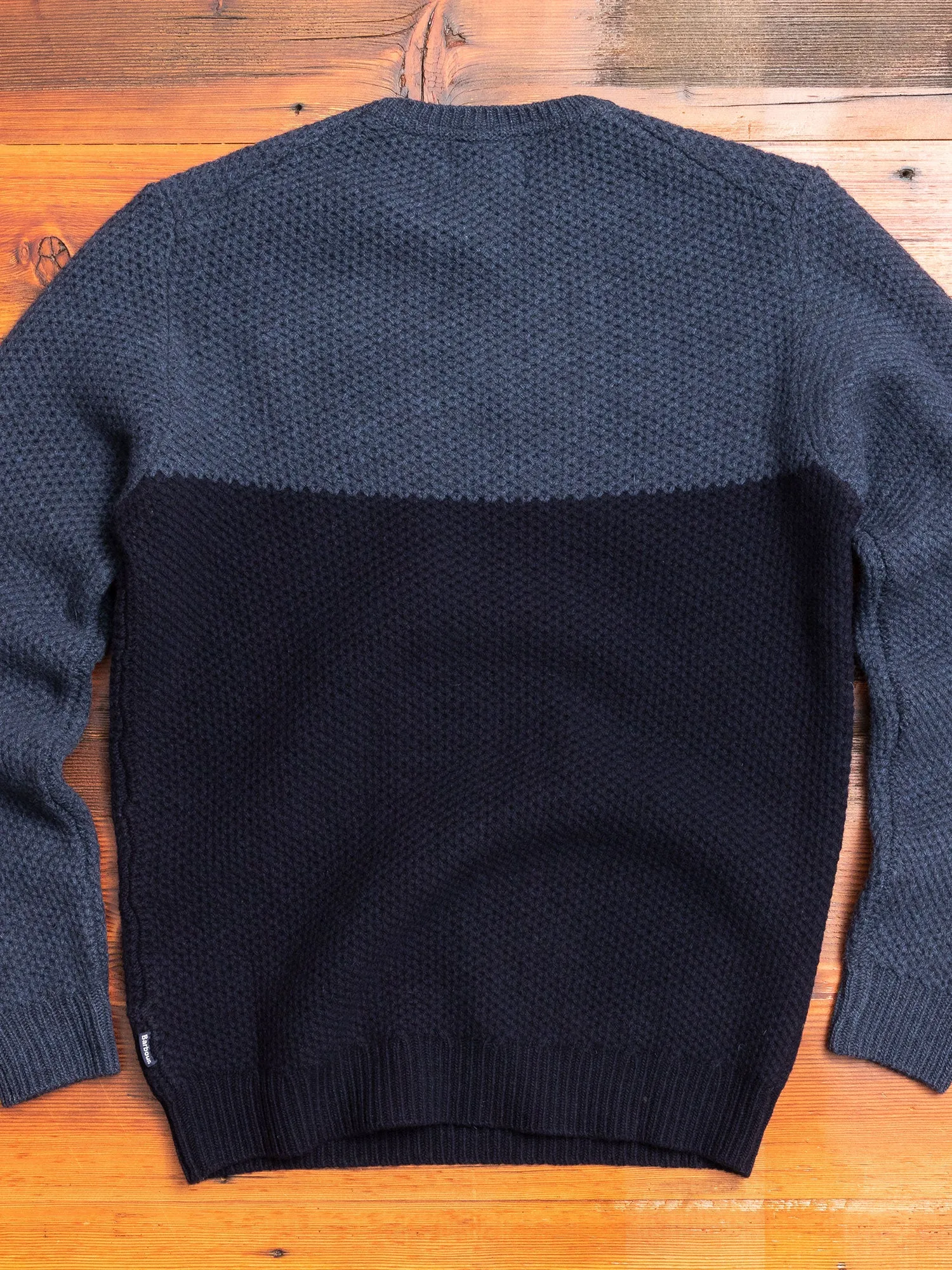 "Talon" Crewneck Sweater in Navy