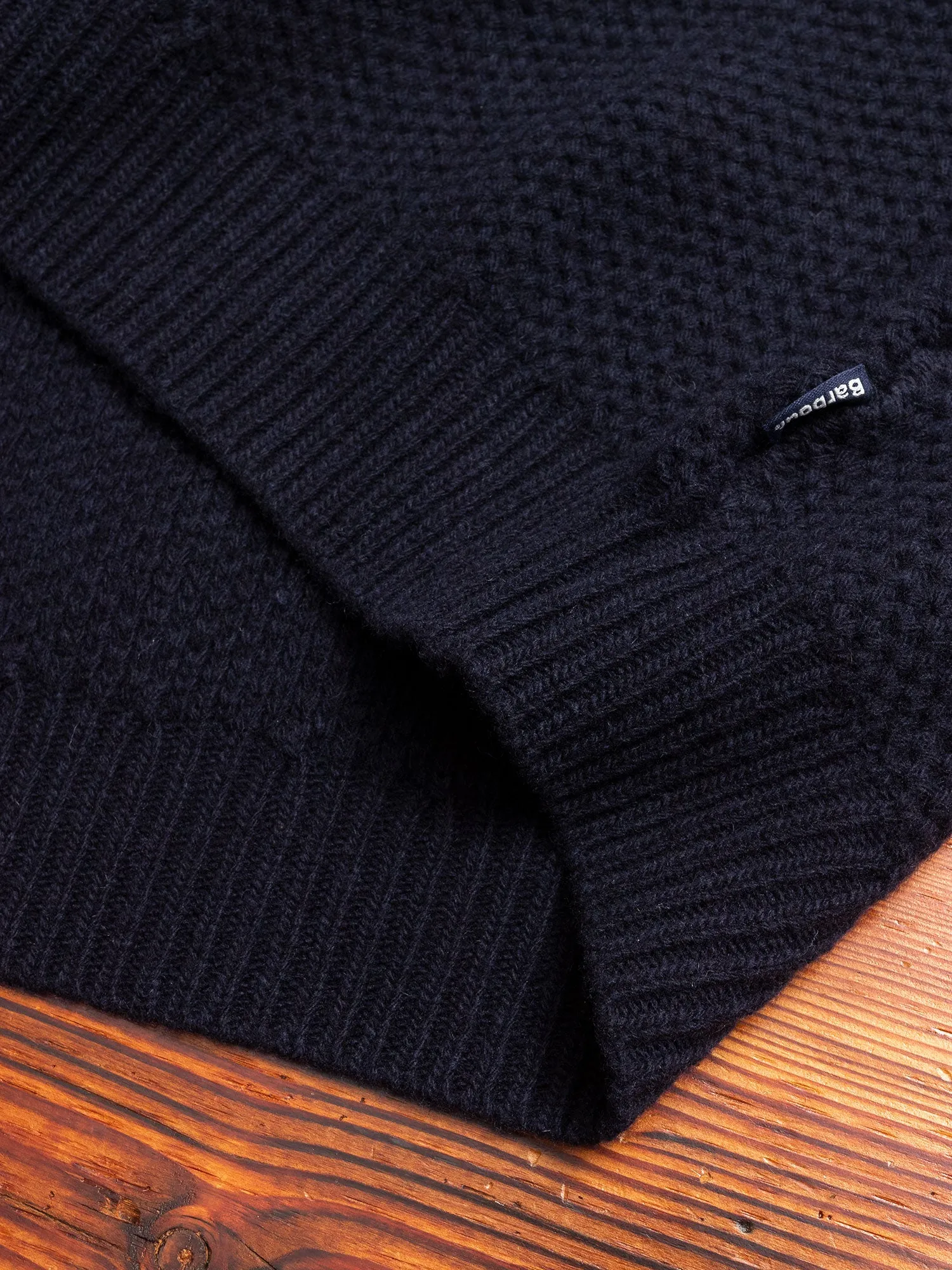 "Talon" Crewneck Sweater in Navy